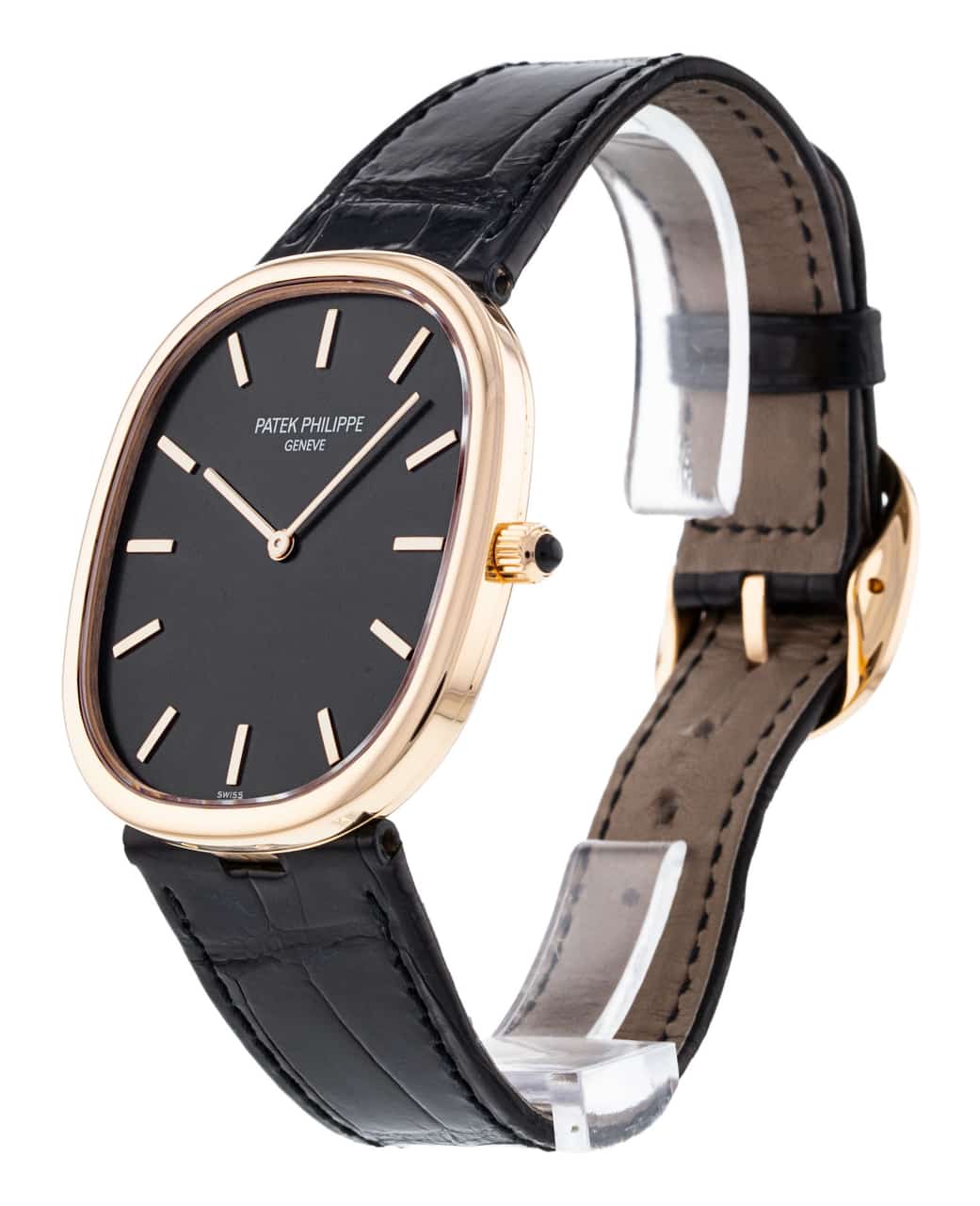 Pre Owned Patek Philippe Golden Ellipse 5738R 001 Watch